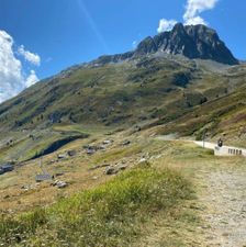Weg richting Alpe d'Huez/ Boirg d'Oisans/ Oz