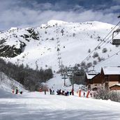 Skien bij L'Oree des pistes